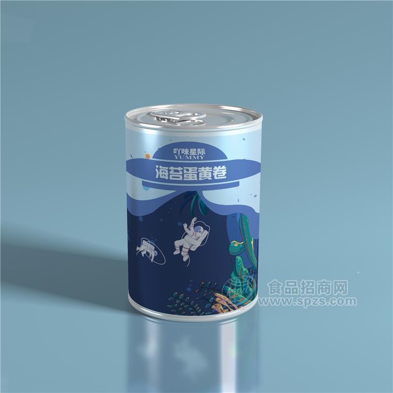 吖咪星际 海苔蛋黄卷100g/罐