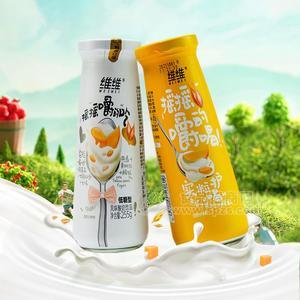 维维摇摇嚼的吃＋摇摇嚼的喝低糖型风味酸奶饮品瓶装招商255g