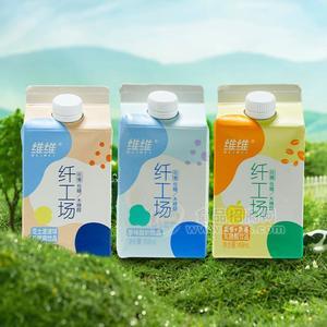 維維纖工場(chǎng)低糖乳酸菌飲品乳飲料屋頂包裝招商458ml