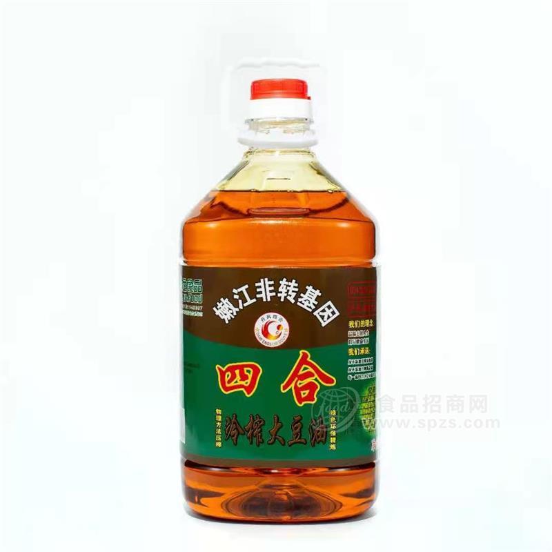 嫩江非转基因四合冷榨大豆油粮油食用油厂家招商