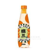 棉三老北京汽水橙味汽水480ml