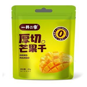 一井二家厚切芒果干休閑食品招商40g