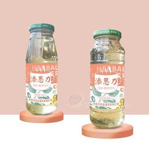 添思力涼茶植物飲料玻璃瓶340ml