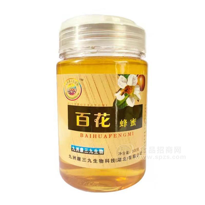 百花蜂蜜罐装500g