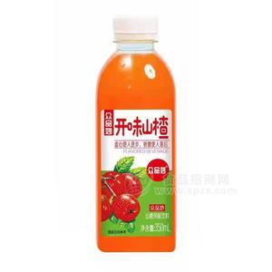 眾品妙開味山楂山楂風(fēng)味飲料招商350ml