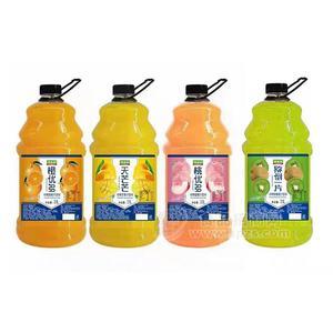 冷榨甜橙汁、芒果汁、蜜桃汁、猕猴桃汁饮料果汁饮料招商2.5L