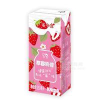 莓小主草莓奶昔乳味饮品乳饮料盒装招商250ml