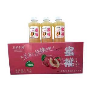 三分天地蜜桃汁果汁飲料380mlx15瓶