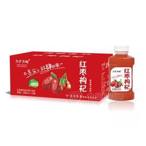 三分天地紅棗汁枸杞汁復合果汁飲料380mlx15瓶
