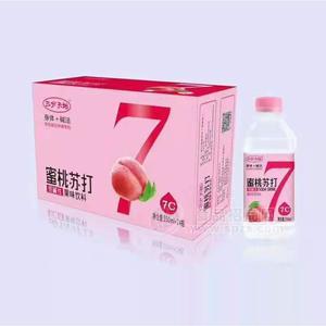 三分天地蜜桃苏打水果味饮料350mlx24瓶