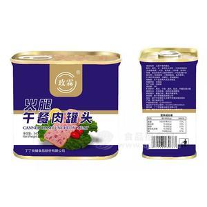 玫霖火腿午餐肉罐頭方便食品340g