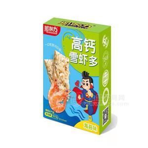 那伽力海苔味高钙雪虾派儿童零食46.9g