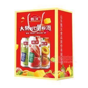 甄沃葡萄汁草莓汁黄桃汁果汁饮料春节礼盒招商