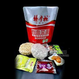 楊掌柜石磨芝麻醬味粉面菜蛋袋裝方便面方便食品廠家招商203g×24袋