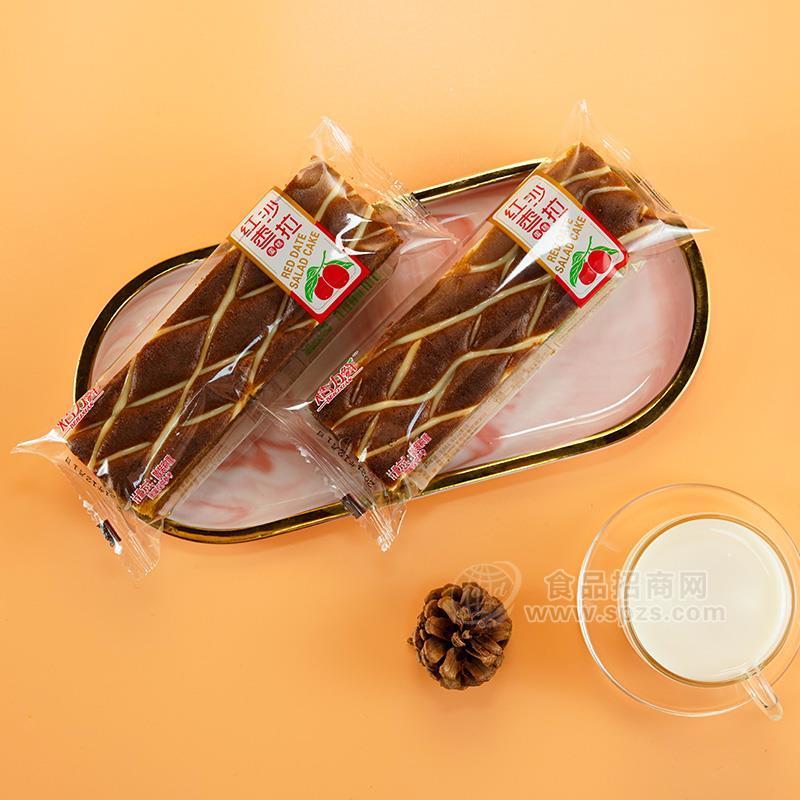 ·焙力鲜红枣沙拉蛋糕烘焙食品散装称重招商 