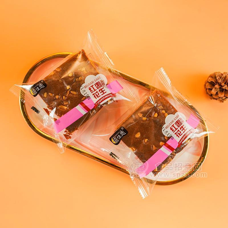 倍佳思红枣花生蛋糕烘焙食品散装称重招商