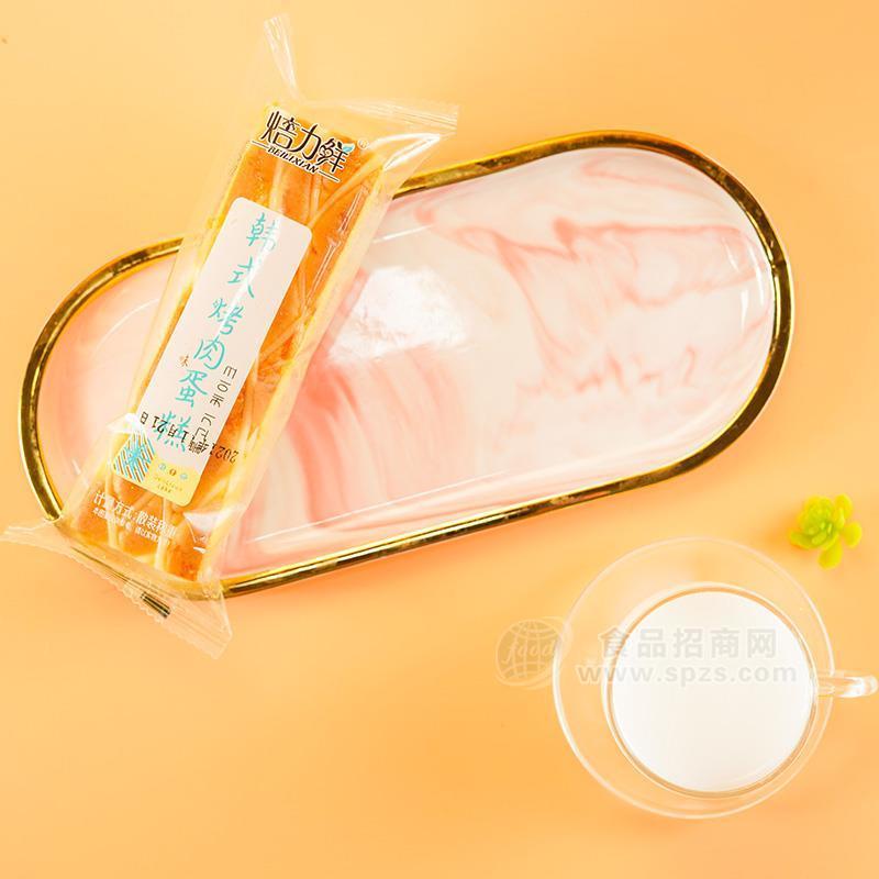 ·焙力鲜韩式烤肉蛋糕烘焙食品休闲食品招商  