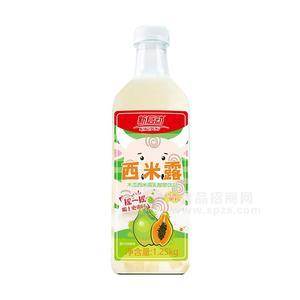 新啟動(dòng)木瓜西米露乳酸菌飲品乳飲料1.25kg