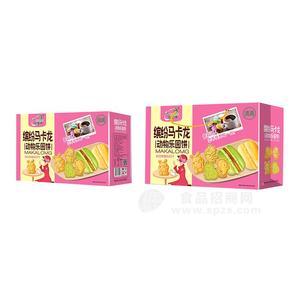 马金成缤纷马卡龙动物乐园饼休闲食品喜庆礼盒产品招商