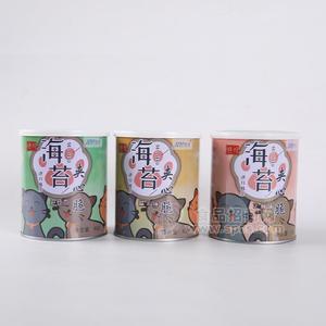 星巴先生巴旦木＋糯米味＋芝麻味海苔夾心脆休閑食品招商40g