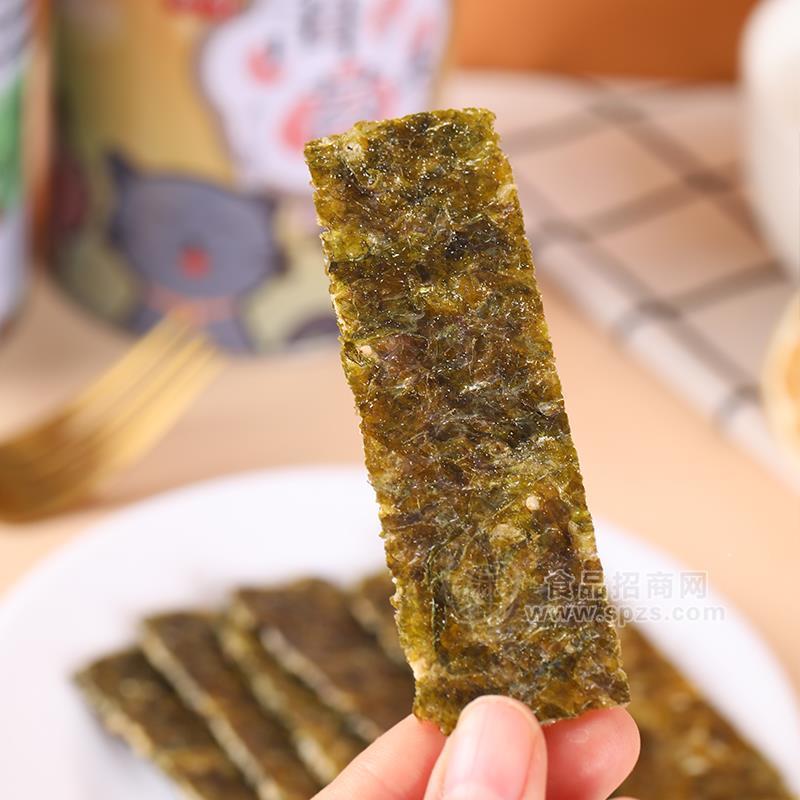 ·星巴先生海苔夹心脆休闲食品实物图招商 