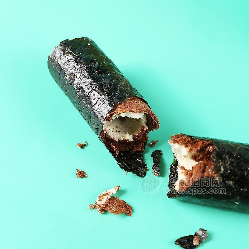 ·星吧嗨爆椰奶味海苔卷休闲零食盒装实物图厂家招商96g 