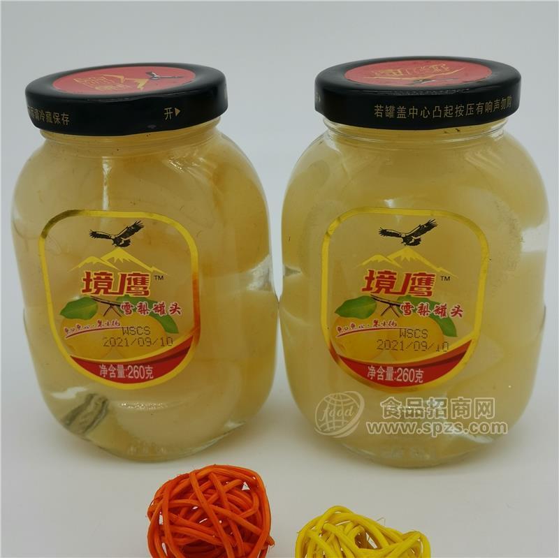 境鷹雪梨罐頭 、禮盒 禮品 招商