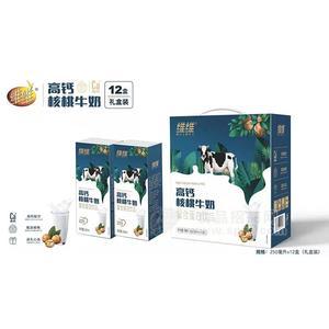 维维高钙核桃牛奶复合蛋白饮品礼盒装招商250ml×12盒