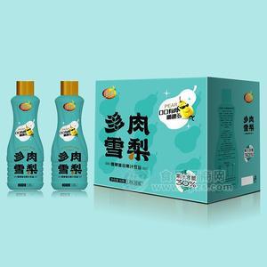 维维多肉雪梨果汁含量30%雪梨复合果汁饮品箱装招商1.25L×6瓶