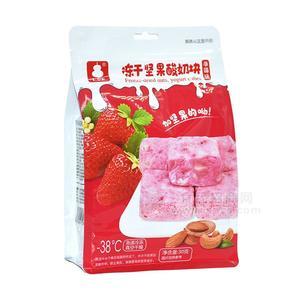 七娃草莓味凍干堅(jiān)果酸奶塊休閑食品30g