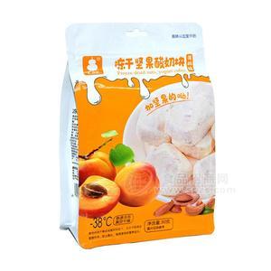 七娃黃桃味凍干堅(jiān)果酸奶塊休閑食品30g