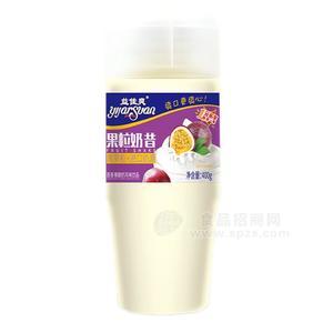 益佳爽百香果酸奶風(fēng)味飲品果粒奶昔400g