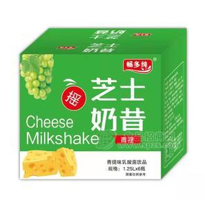 畅多纯青提味芝士奶昔乳酸菌饮品乳饮料1.25LX6瓶