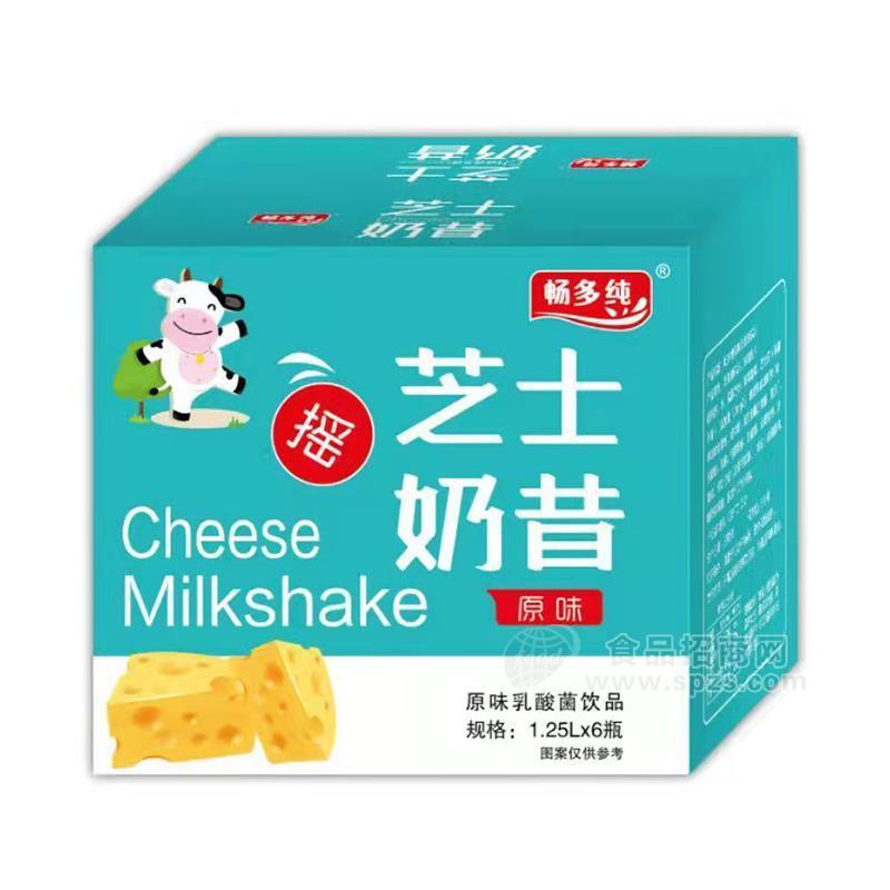 ·畅多纯原味乳酸菌饮品乳饮料1.25LX6瓶 