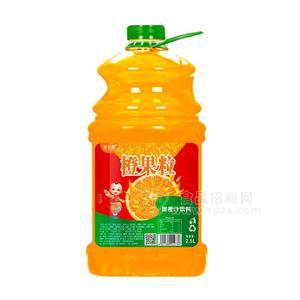 豫浪鑫橙果粒甜橙汁飲料手提果汁飲料招商2.5L