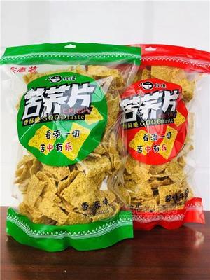 怜缘苦荞片招商香葱味酱汁牛排味-400克
