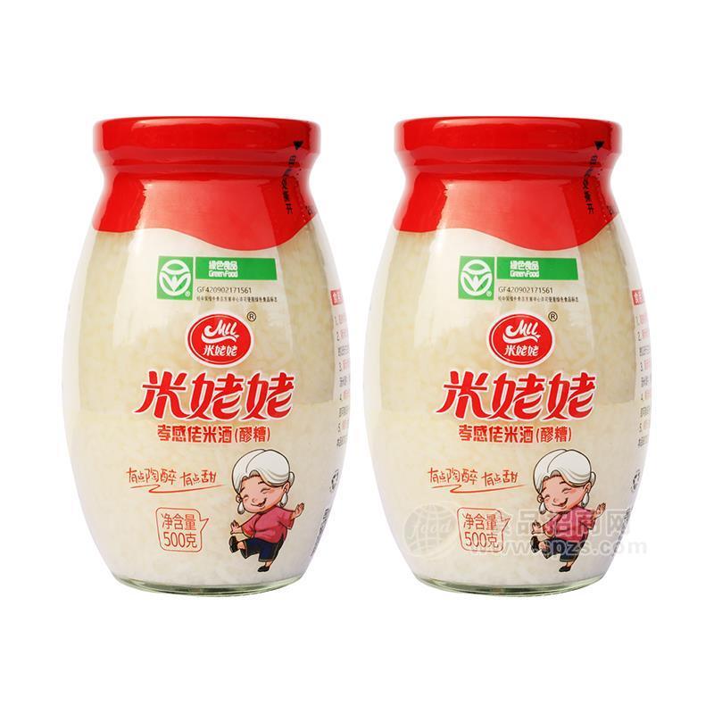 ·米姥姥孝感佬米酒500g 