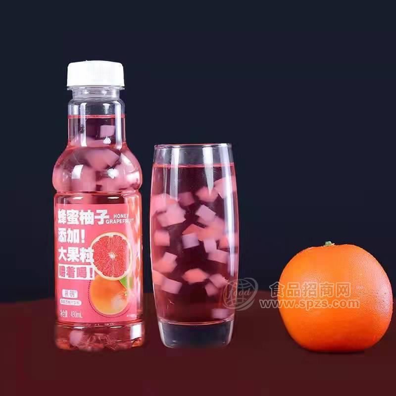 ·蜂蜜柚子大果粒饮料瓶装招商430ml 
