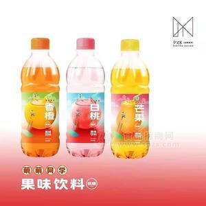 萌萌同学低糖白桃味芒果味香橙味果味饮料招商340ml