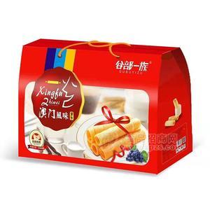 谷部一族澳門(mén)風(fēng)味蛋卷烘焙食品春節(jié)禮盒招商