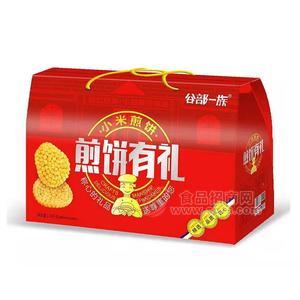 谷部一族小米煎餅膨化食品禮盒食品1.08kg