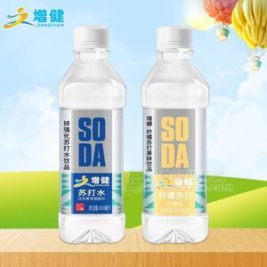 增健無(wú)汽無(wú)糖蘇打水檸檬味蘇打水450ml