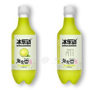 冰樂動(dòng)老北京汽水檸檬味含氣風(fēng)味飲料招商500ml