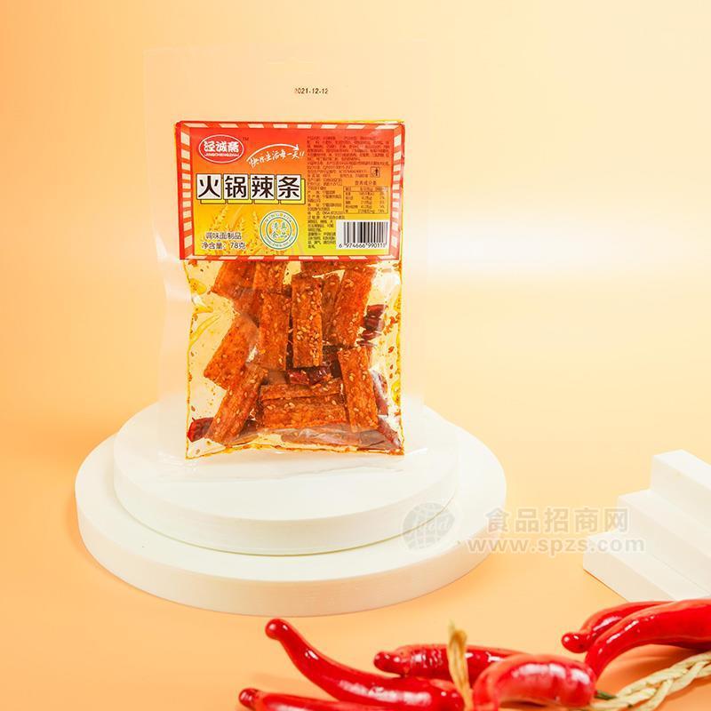 ·泾诚斋火锅辣条调味面制品招商78g 