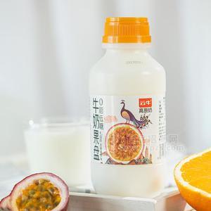 云牛百香青苹味牛奶果盘乳饮品餐饮渠道校园渠道420g