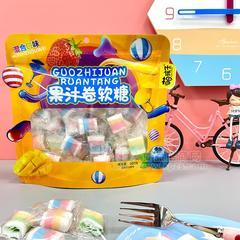 萌孩子混合口味果汁卷软糖招商200g