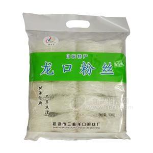 銀絲夢(mèng)山東特產(chǎn)龍口粉絲干鮮食品500g