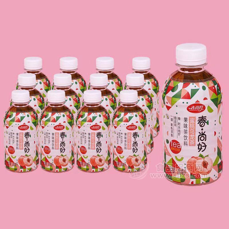 春尚好蜜桃烏龍茶果味茶飲料招商350ml