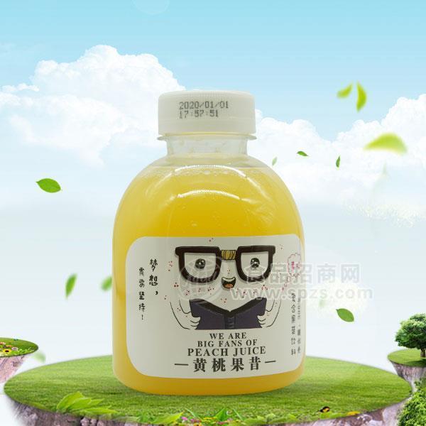 黃桃果昔 復(fù)合果昔飲料 果汁飲料招商398g