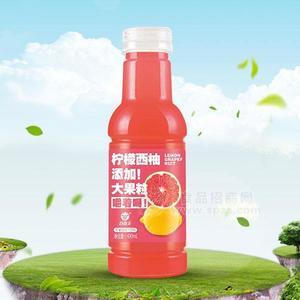 谷尚美 柠檬西柚汁饮料 果汁饮料瓶装招商430ml